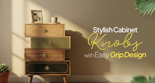 Stylish Cabinet Knobs with Easy Grip Design