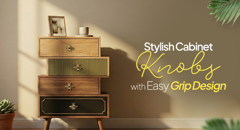 Stylish Cabinet Knobs with Easy Grip Design