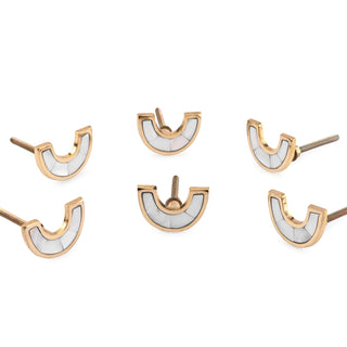 Nikko Brass Knobs | Mother of Pearls (Set of 6)