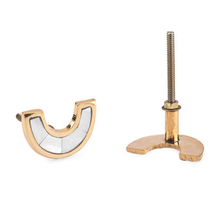 Nikko Brass Knobs | Mother of Pearls (Set of 6)