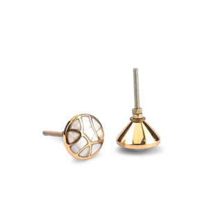 Kyoto Brass Knobs | Mother of Pearl (Set of 6)