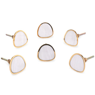Shiro Brass Knobs | Mother of Pearls (Set of 6)