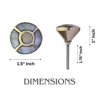 Nora Metal Knobs | Mother of Pearl (Set of 6)