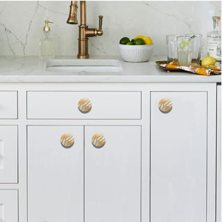 Renaksh Wooden Knobs | Mother of Pearl (Set of 6)