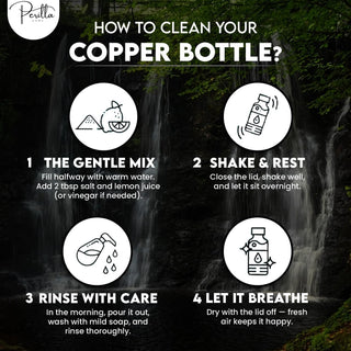 Cleo Printed 1 Copper bottle 34OZ