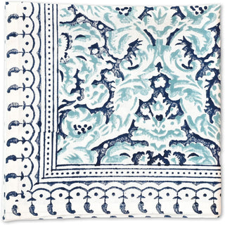 Atlas Cotton Napkin - Hand Blockprint (Set of 4)