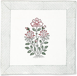 Agatha Cotton Napkin - Hand Blockprint (Set of 4)