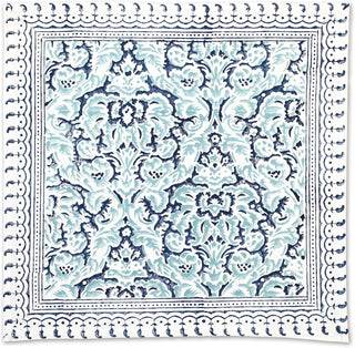 Atlas Cotton Napkin - Hand Blockprint (Set of 4)
