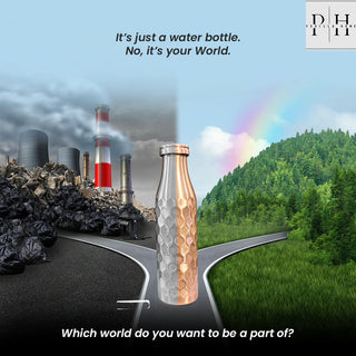 Sisilia Diamond Copper Bottle 32.12 OZ