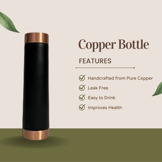 Tower Black Copper Water Bottle 30.4 OZ
