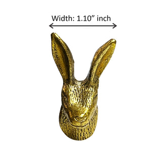Bunny Face Brass Knobs (Set of 6)