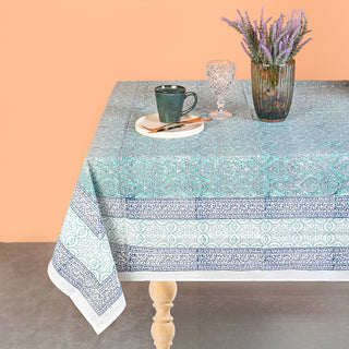 Adonis Cotton Table Cloth - Hand Blockprint