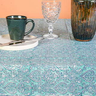 Adonis Cotton Table Cloth - Hand Blockprint