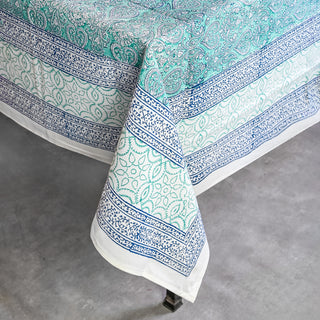 Adonis Cotton Table Cloth - Hand Blockprint