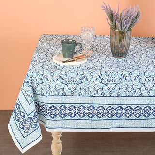 Atlas Cotton Table Cloth - Hand Blockprint