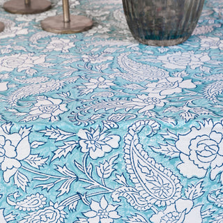 Zoe Cotton Table Cloth - Hand Blockprint