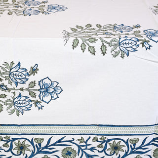 Chloe Cotton Table Cloth - Hand Blockprint