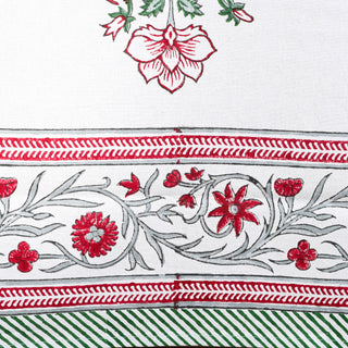 Agatha Cotton Table Cloth - Hand Blockprint