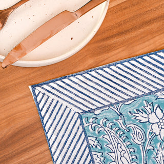 Zoe Cotton Table Runner Hand Blockprint