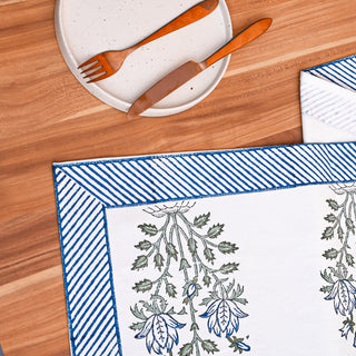 Chloe Cotton Table Runner Hand Blockprint