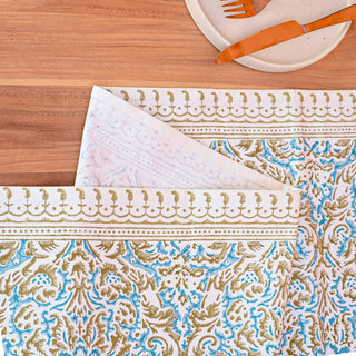 Athena Cotton Table Runner Hand Blockprint
