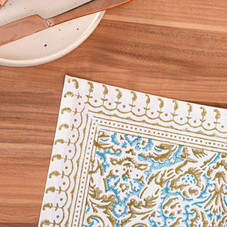 Athena Cotton Table Runner Hand Blockprint