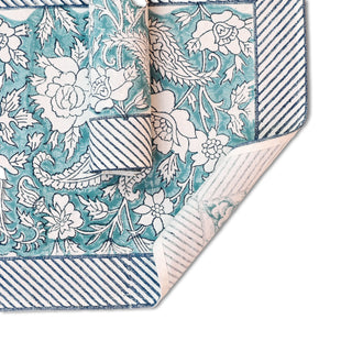 Zoe Cotton Placemat Set of 4 Hand Blockprint