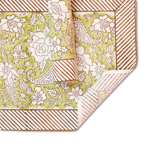 Iris Cotton Placemat Set of 4 Hand Blockprint