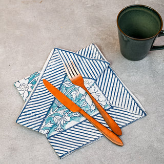 Zoe Cotton Napkin - Hand Blockprint (Set of 4)