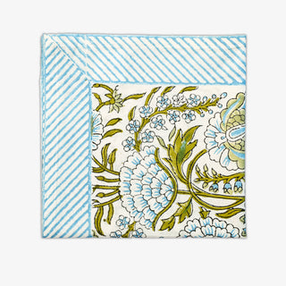 Daphne Cotton Napkin - Hand Blockprint (Set of 4)