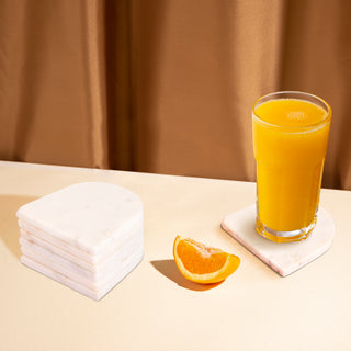 U Shape Marble Coaster (Set of 6)