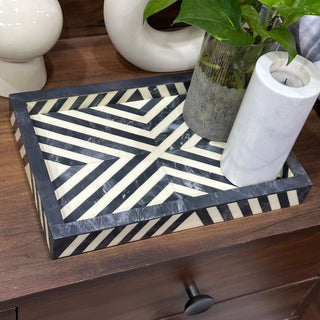Black stripes Tray