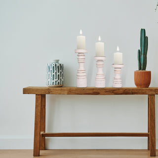 Simple Modern Wooden Candle Holder (Set of 3)