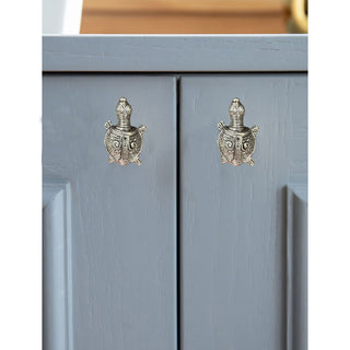 Tortoise Metal Knobs (Set of 6)
