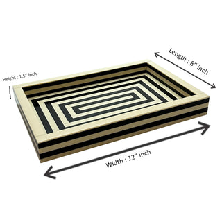 Black and White Tray