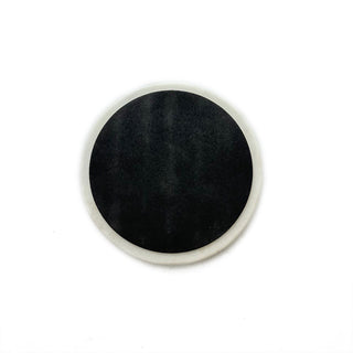 Round Marble Coaster with 3 brass strip (Set of 6)