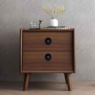 Siena Blue Wooden Knobs (Set of 6)