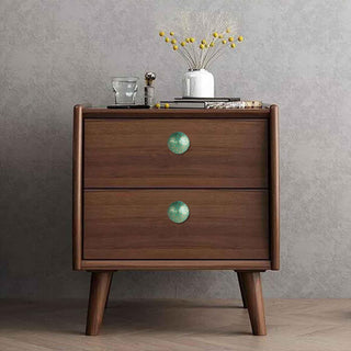 Sea Green Bologna Brass Knobs (Set of 6)