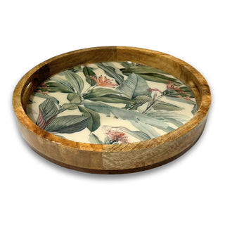 Wooden tray printed