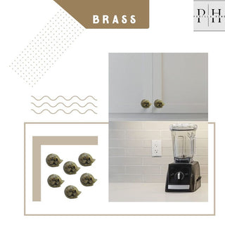 Sleeping Fox Brass Knobs (Set of 6)