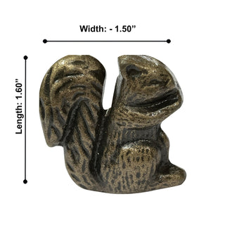 Squirrel Metal Knobs (Set of 6)