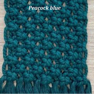 Macrame Handmade Rectangle Coasters  ( Set of 6)