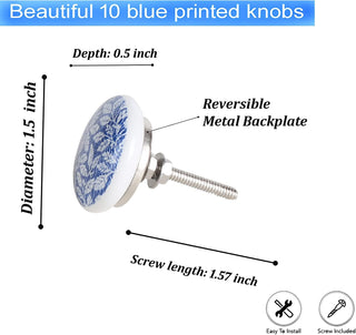 Taylor Ceramic Knobs ( Set of 10 )