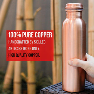 Plain copper bottle - Perilla Home