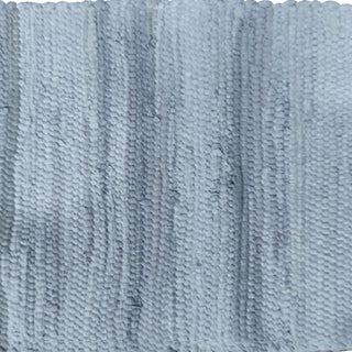 Perilla home Handmade Grey chindi Doormat  (24 x 36 inch)