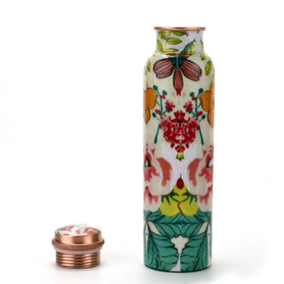 Flower Copper Bottle (1L) - Perilla Home