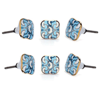 Cadia Ceramic Knob ( Set Of 6 ) - Perilla Home