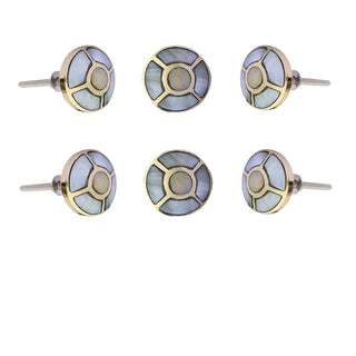 Nora Metal Knobs | Mother of Pearl (Set of 6)