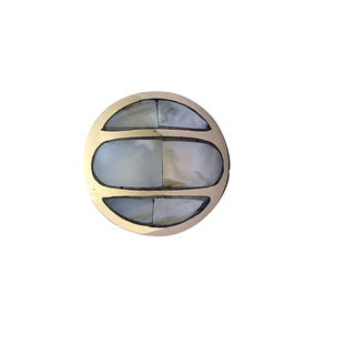 Marseille Brass Knobs | Mother of Pearl (Set of 6)