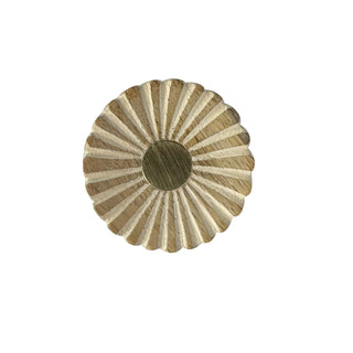 Siena White Wooden Knobs (Set of 6)